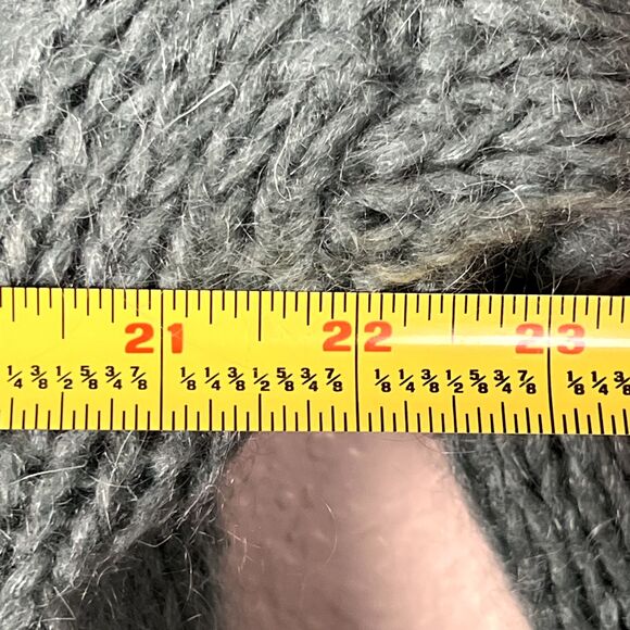 Maëlys Paris Sz L Mohair Blend Open Cardigan Blue "Wasabi" Made in Italy Art 603 - Picture 7 of 8